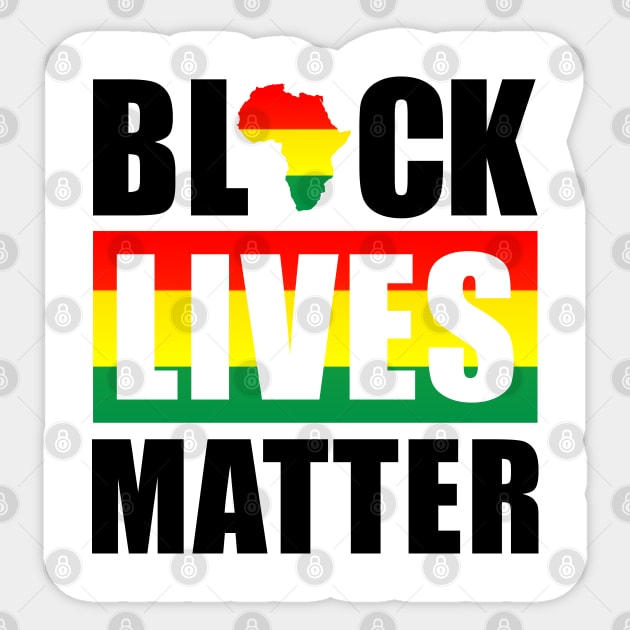 Black Lives Matter | African American | Protest Sticker by UrbanLifeApparel